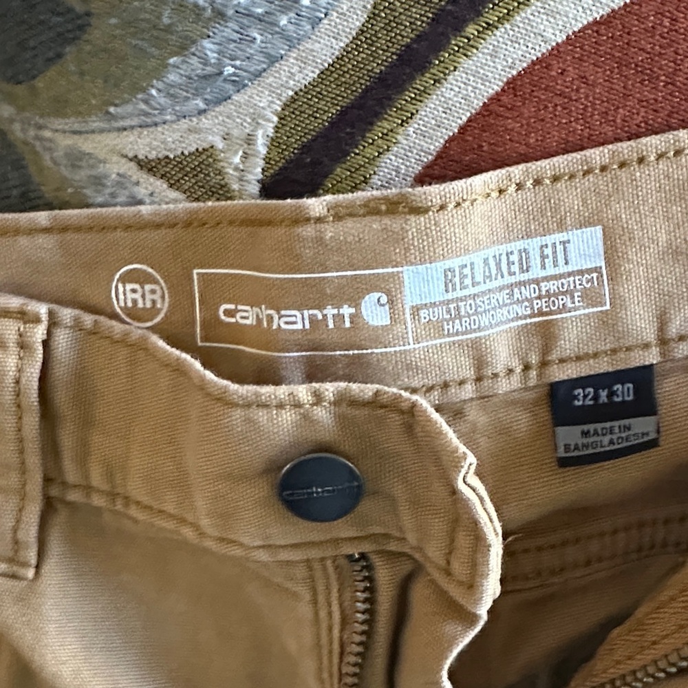 Carhartt Men's Relaxed Fit Khaki Chinos